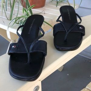 Tommy Hilfiger ladies black sandals